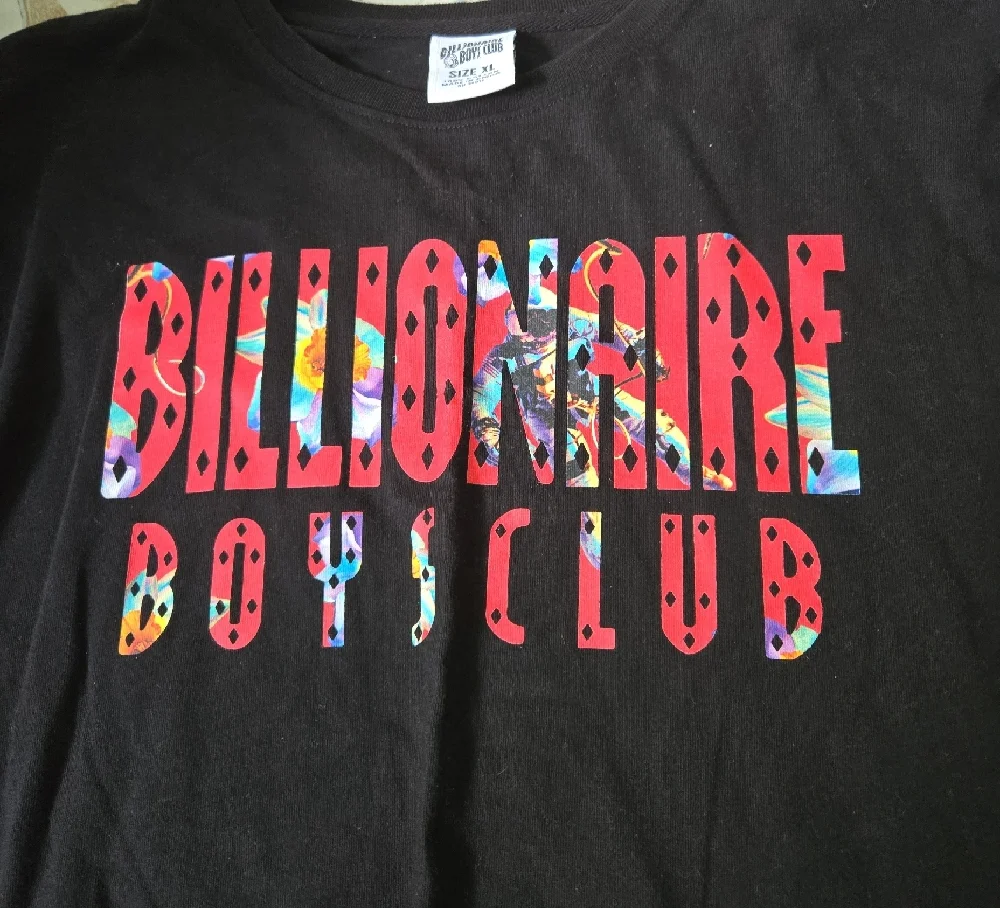 Billionaire‎ Boys Club Black Tee with Colorful Logo